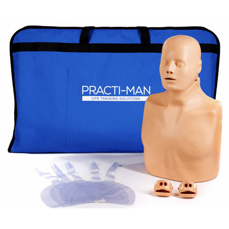 Practiman CPR Manikin (Advanced) Dual Mode Infant/Adult With 2 Mouth